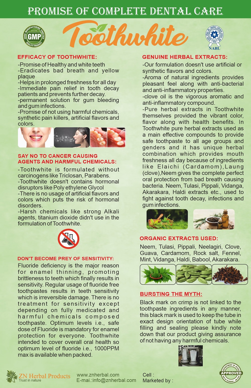 Herbal Toothpaste 100 ml